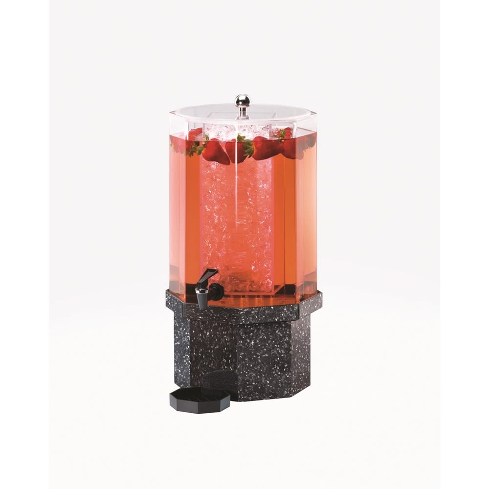 Beverage Dispenser, Octagon 2 Gallon, Granite Charcoal